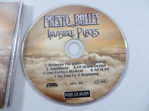 Presto Ballet Invisible Places CD 2011 SAOL handsigniert signed Ronny Munroe - Bild 2 von 6