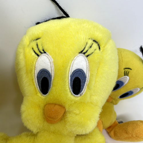 Vintage Tweety Bird Plush Lot of 3 Looney Tunes 90s Warner Bros Stuffed Toys - Picture 4 of 18