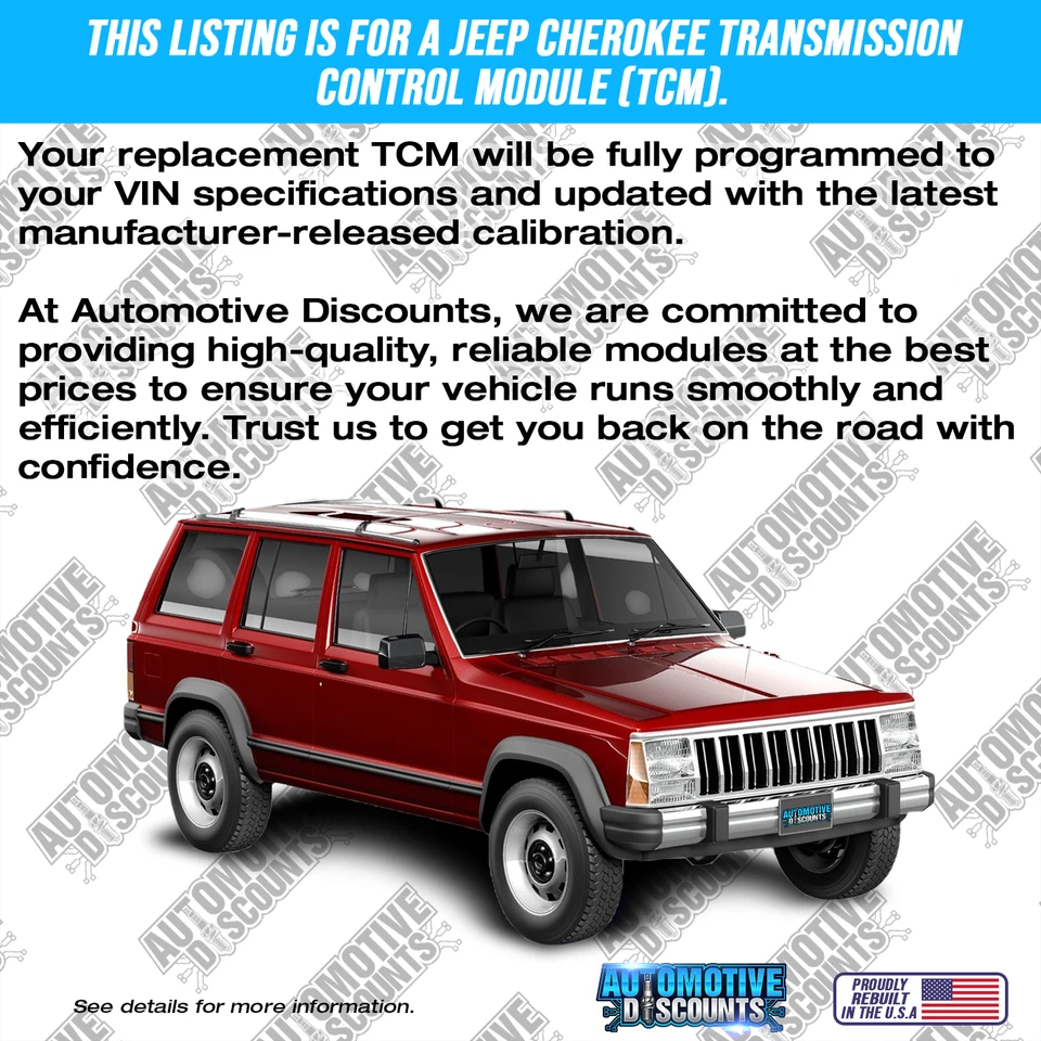 1995 GRAND CHEROKEE TRANSMISSION CONTROL MODULE TCM TCU PLUG & PLAY 56027316 - Image 3 of 4