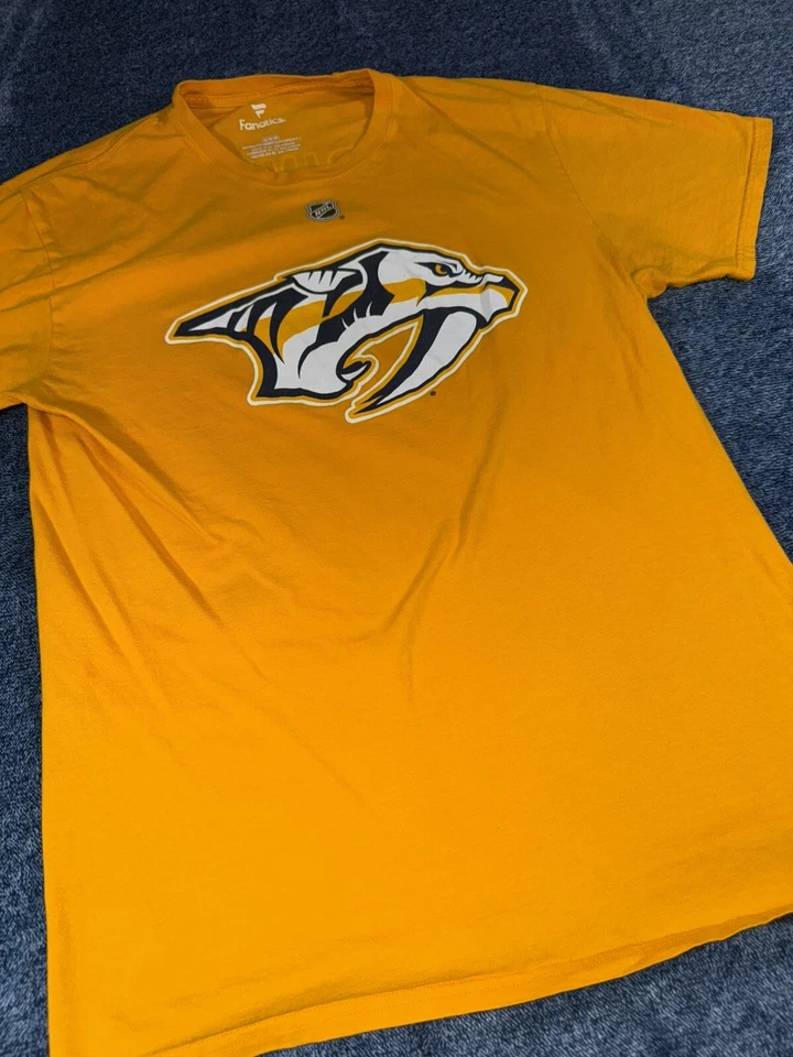 Camiseta de hockey mediana para hombre Nashville Predators #35 Pekka Rinne retiro Foto 4 de 4