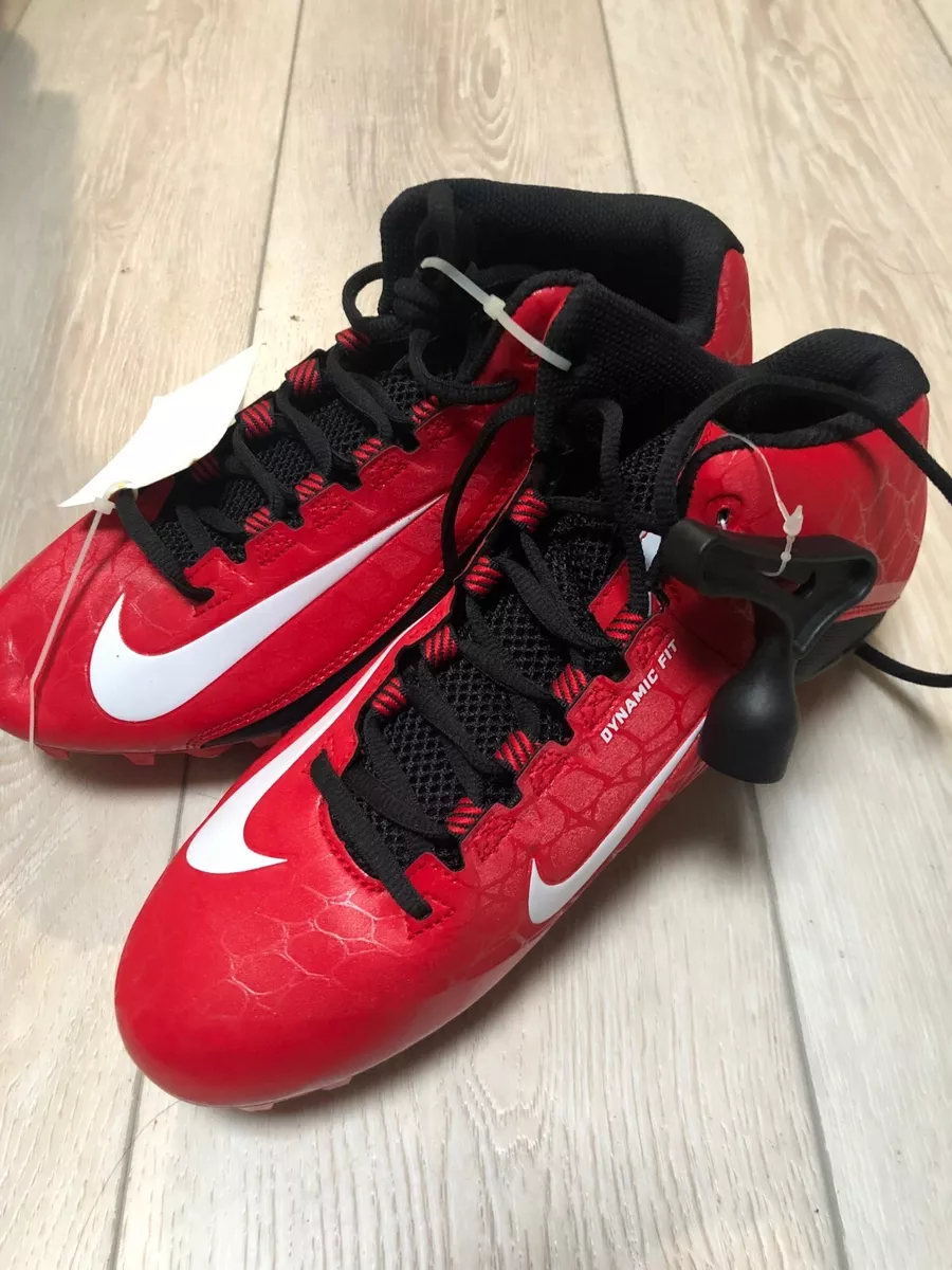 New Nike Alpha Dynamic Fit football soccer Cleats Size 8 red eBay