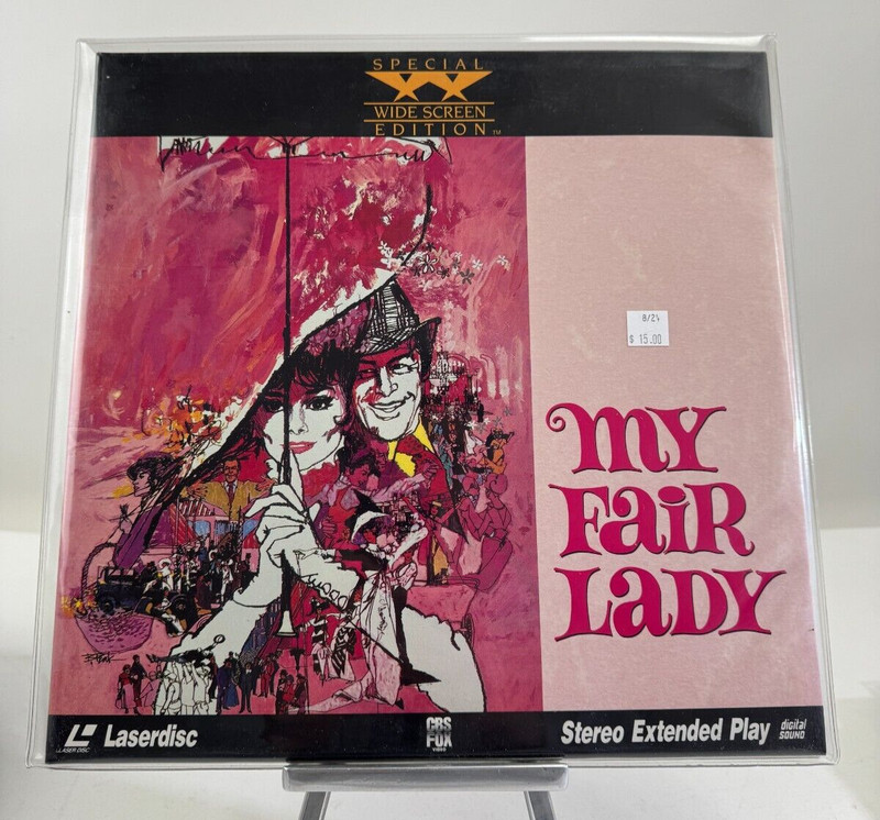 VTG My Fair Lady Laserdisc - (Audrey Hepburn) - 1993 Widescreen Seires DS69