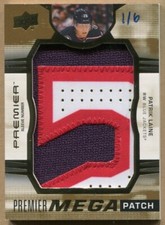 2021-22 UD Premier Hockey, Patch, Sleeve Number, 1/6, #PMP-PL Patrik Laine