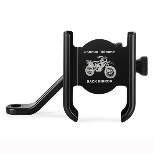 Motorrad Halterung Fahrrad Alu Handy Rückspiegel Halter-Smartphone e-Bike Roller - Bild 6 von 20
