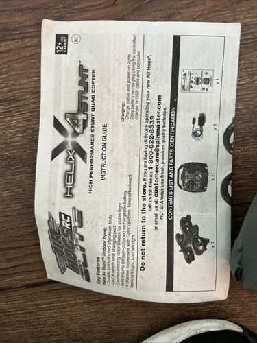 AIR HOGS RC ELITE 44438TX REMOTE CONTROL ONLY (by Mugs) - Picture 4 of 4