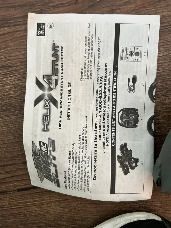 AIR HOGS RC ELITE 44438TX REMOTE CONTROL ONLY (by Mugs) - Image 4 of 4