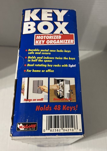 KEY BOX MOTORIZED KEY ORGANIZER DURABLE METAL BOX - HOLDS 48 KEYS #4210 - Picture 2 of 10