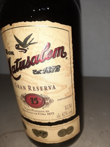 RUM MATUSALEM 15 y.o. ron Gran RESERVA 70 cl. 40% vol. Santiago de Cuba 1872 - Foto 3 di 7