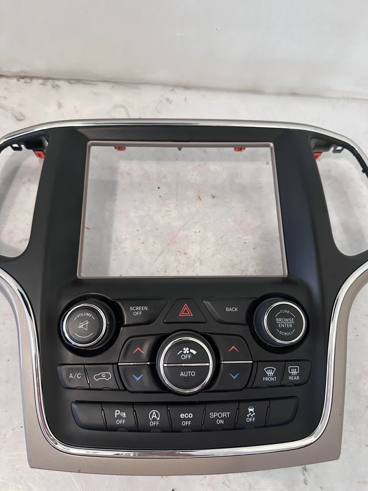 2017 JEEP GRAND CHEROKEE WK CLIMATE CONTROL RADIO SCREEN DISPLAY SWITCH - Image 2 of 4
