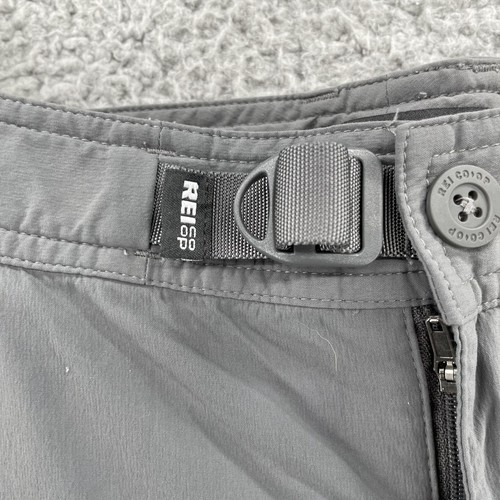 REI Convertible Hiking Pant Women's 12P Belted Cargo Trail Utility Gorpcore Camp - Picture 3 of 14