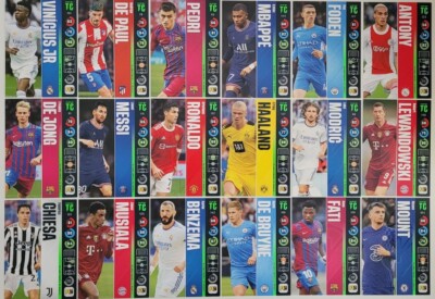 40% OFF! 2022 Panini Adrenalyn XL Top Class Base Cards inc Ronaldo Messi Haaland