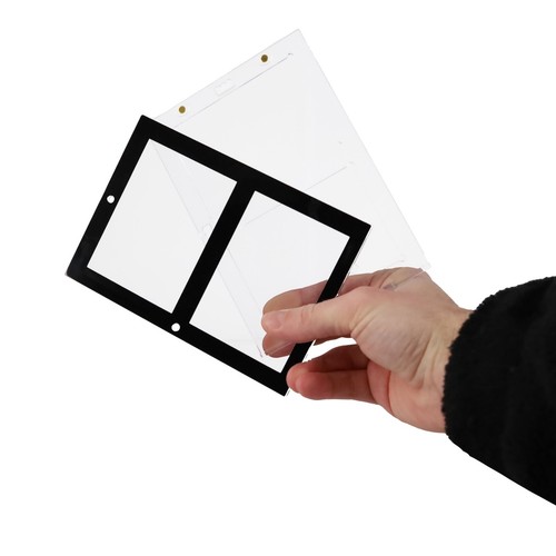 BCW 2 Card Sport Trading Card TCG Magnetic Black Frame Holder Wall Display Case - 第 4/12 張圖片
