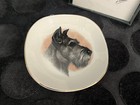 Schnauzer Dog Porcelain Dish & 7 Blank Schnauzer Cards by DK Dennis & Envelopes — photo 2