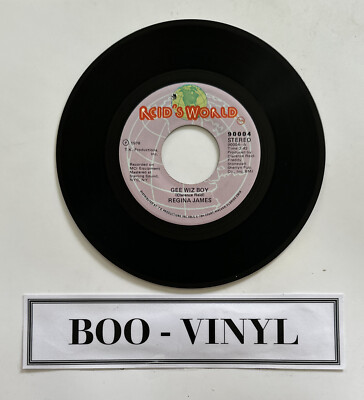Regina James - Gee Wiz Boy 7  Funk Soul Vinyl Record Ex Condition