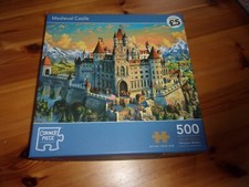 MEDIEVAL CASTLE  500 PIECE CORNER PIECE JIGSAW PUZZLE - BNIB SEALED NEW