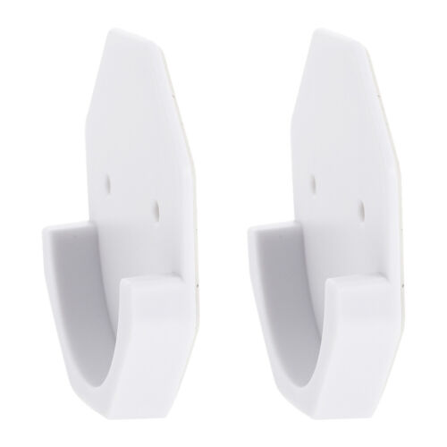 2pcs Closet Rod Hangers Adjustable Curtain Bracket Shower Curtain Pipe Holders