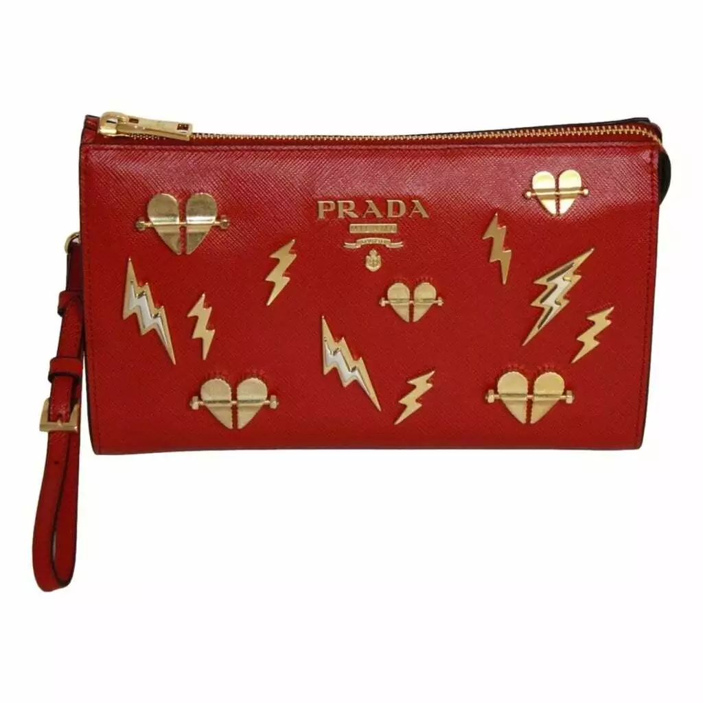 Prada hotsell fuoco saffiano