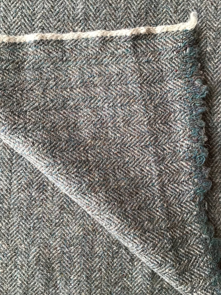 Vermont hand-woven wool tweed fabric by the yard. | eBay