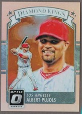 ALBERT PUJOLS 2016 Donruss Optic ORANGE Parallel Card DK #13 #/199 Diamond Kings