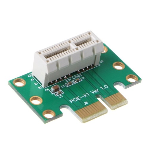 PCI-Express 1X Riser Card Adapter 1U Height Computer Server PCIe Socket Adapter - Afbeelding 7 van 8