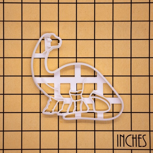 Brontosaurus cookie cutter - Dinosaur jurassic prehistoric thunder lizard fossil - Picture 2 of 4