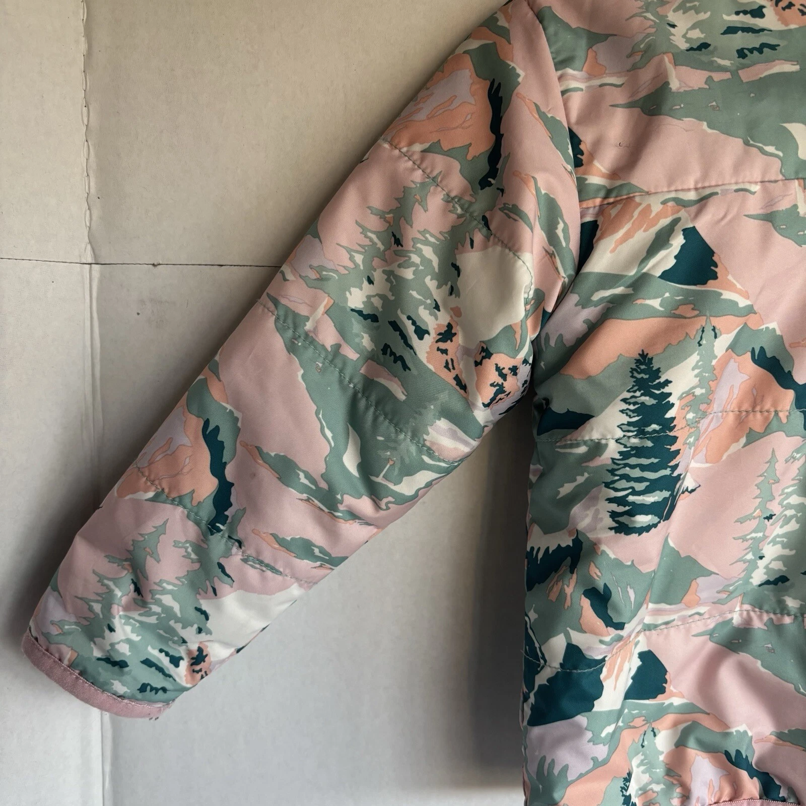 north-face reversible mossbud jacket