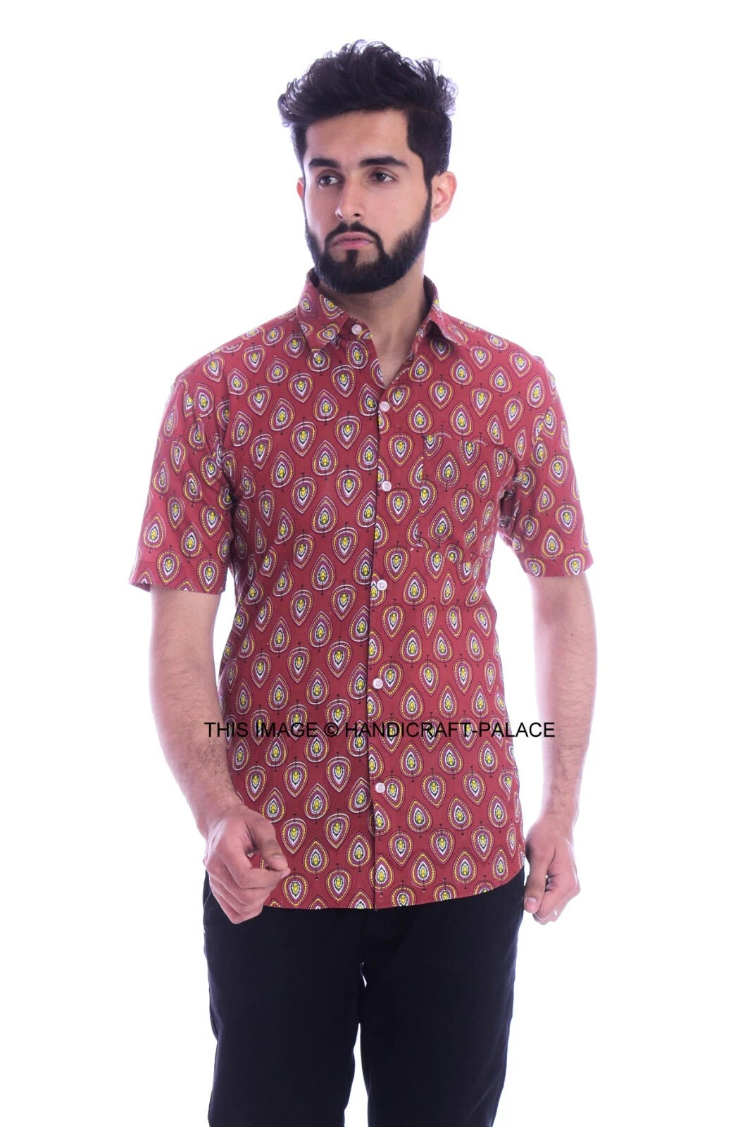 Men's Beach Wear Hip Hop Casual Shirt Voile Short Sleeve Regular Fit M L XL 2XL
Opens in a new windo