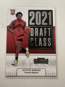 2021-22 Panini Contenders #4 Scottie Barnes Toronto Raptors 2021 Draft Class 
