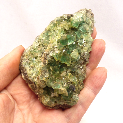 Double Sided Fluorite Cluster Heights Quarry Weardale UK Mineral Specimen 9cm - Picture 13 of 24