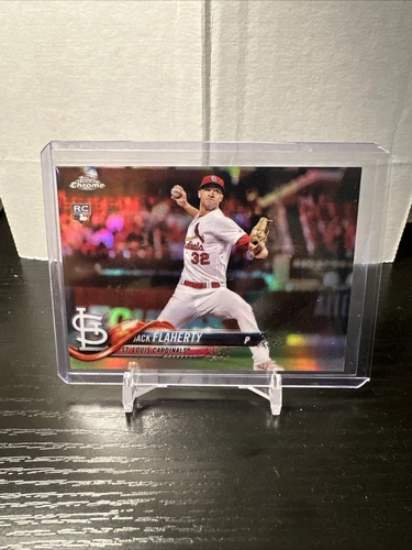 2018 TOPPS CHROME REFRACTOR JACK FLAHERTY ROOKIE #4