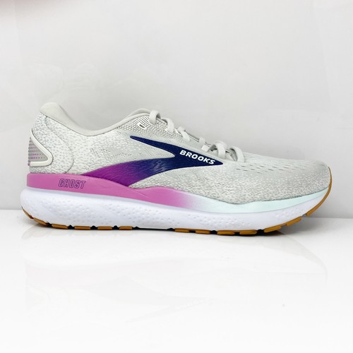 Brooks Ghost 16 1204071D175 graue Damen-Laufschuhe Turnschuhe Größe 10 D