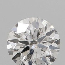 0.18 Ct 100% Natural Loose Round Diamond GIA Certified H Color I1 Grade 3.6 mm 648.39 per carat