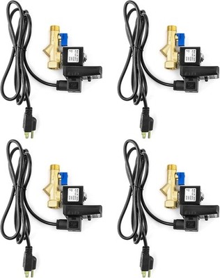  Electronic Drain Valve, 4 Pack AC 110V 1/2'' Integrated Integrated - 4 pack