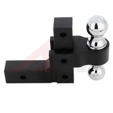 1pcs Towing Receiver With 2 Balls Tow Trailer Hitch Brand New
