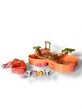 LPS Hasbro 2007 Teeniest Tiniest On-The-Go Pandas Pop-Out Playset +4 Pets & More