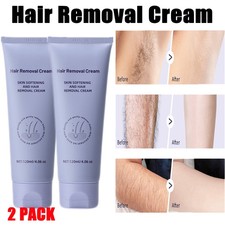 2Pcs Hair Removal Cream Natural Private Painless Depilatory Cream For Women Men