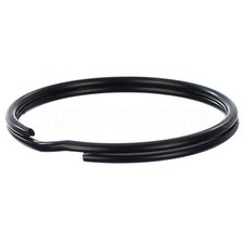 10 PCS Dark Black 2 Inch Large Split Key Rings Heavy Duty Loop Connector