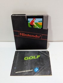 Golf (Nintendo, 1985) Complete Manual CIB Boxed With Foam