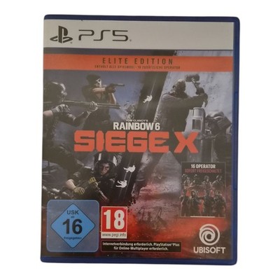 Rainbow Six Siege X Elite Edition Playstation 5 PS5 Videospiel Disc Shooter