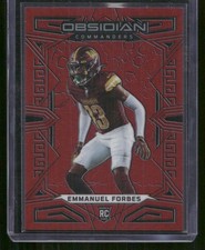2023 Panini Obsidian #199 Emmanuel Forbes Asia Electric Etch Red Flood #/90