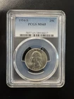 1954-S 25c Washington Silver Quarter PCGS MS65