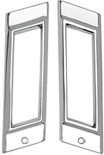 1968 Impala Bel Air Biscayne Caprice Rear Quarter Side Marker Bezels Pair