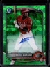 2025 Bowman Sapphire Naibel Mariano Chrome Auto Green Refractor 1st #/99 Reds