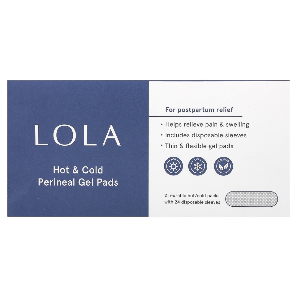 Hot & Cold Perineal Gel Pads, 2 Pads