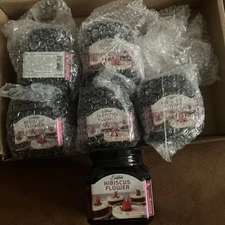 Edible Hibiscus Flowers in Syrup | Dessert Topping , 100% NaturaL   1 Case Of 6