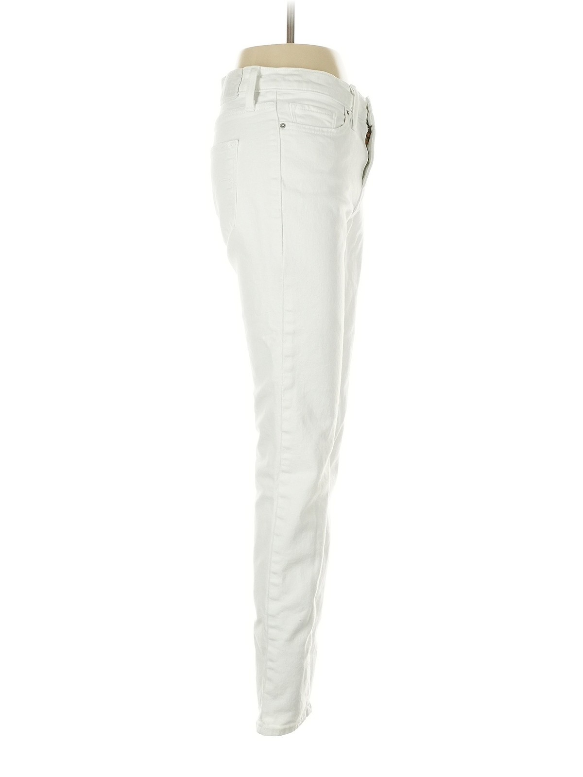 Levi's Women Ivory Jeans 26W thumbnail 3