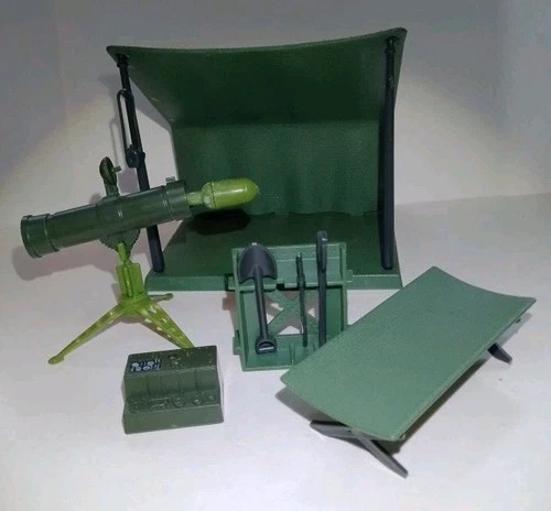 1984 GI Joe Bivouac Battle Station Playset ARAH Vintage Near Complete READ DESCR
