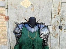 Medieval Pair of pauldrons  gorget shoulder Steel knight Armor Replica Gift