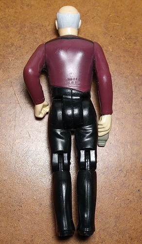 3 Vintage Star Trek The Next Generation Figures Picard Worf Geordi Galoob 1988 - Bild 3 von 10