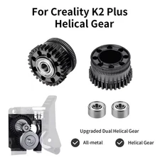Upgraded Metal Extruder Drive Gear Nickel For Creality K2 Plus 3D Printer Parts